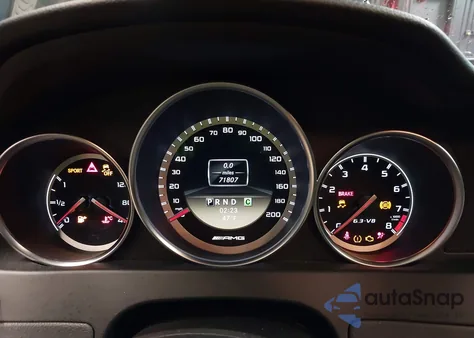 2012 Mercedes-Benz C 63 Amg из США, поврежденный, VIN WDDGF7HB1CA608979